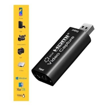 Imagem de Placa De Captura Hdmi Usb 4k Hd  E 1080p Vídeo Audio Jogos - New Produ