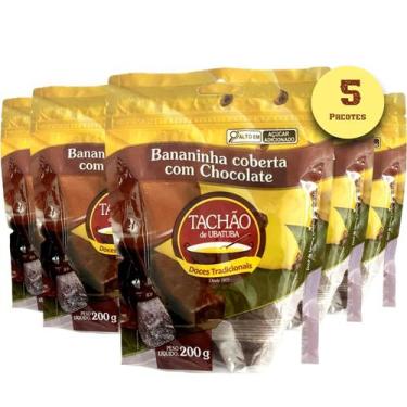 Imagem de Bananinha com Chocolate TACHÃO DE UBATUBA 200g (5 und)