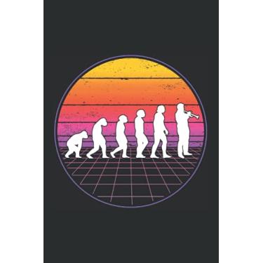 Imagem de Trompetenspieler Tagesplaner: Trompete Evolution Vaporwave Trompetist/Kalender 2022 / Wochenplaner Tagesplaner Planer/Planungsbuch To-Do-Liste / 6x9 Zoll / 100 ausfüllbare Seiten