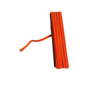 Imagem de 1 Elástico cor Laranja chato Nº12 (7mm) de 10m p/ costura - Genérica