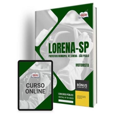Imagem de Apostila Prefeitura de Lorena - SP 2024 - Motorista - Apostilas Opção