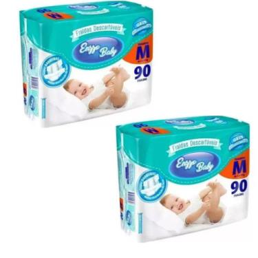 Imagem de KIT 2 PCT Fraldas Descartáveis Atacado Barato Enzzo Baby Pacotão Todos