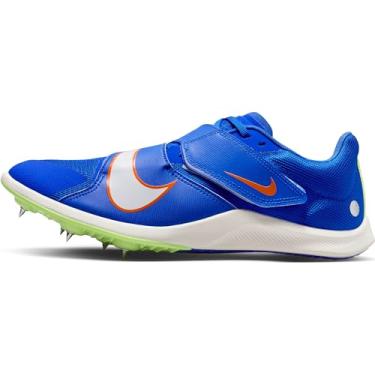 Imagem de NIKE Zoom Rival Jump, Tênis de corrida masculino, Azul corredor/laranja de segurança/lima/branco, 13