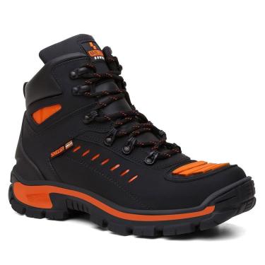 Imagem de Botas Road Motociclista em Couro Resistente à água EPI-Masculino