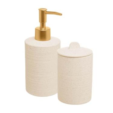 Imagem de LYOR - Conjunto 2 Peças para Banheiro de Cerâmica Sand Bege