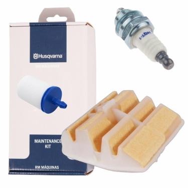 Imagem de Kit Manutenção Filtros Vela Motosserra Husqvarna 445e/445/450 Original