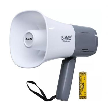 Imagem de Megafone Amplificador De Voz Profissional Usb Recarregavel Com Sirene