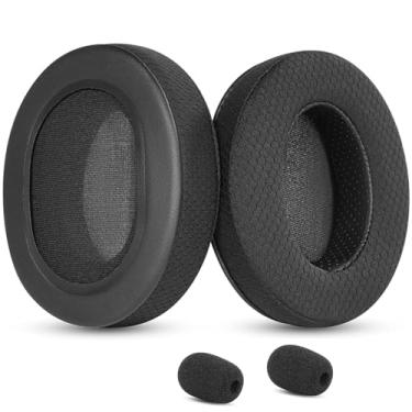 Imagem de DowiTech Almofadas auriculares de substituição de voo compatíveis com HyperX Cloud 1/2/3/Pro/Core/Alpha/Alpha S/Alpha Pro/Flight/Flight S/Stinger/Stinger S, CloudX Stinger/Stinger Core/Flight