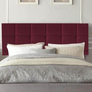 Imagem de Painel Estofado Luxo Espanha 160cm Queen Size Para Cama Box Suede Bord