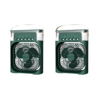 Imagem de Ventilador De Resfriamento Hidráulico Portátil 600ML LED Luz Noturna 3