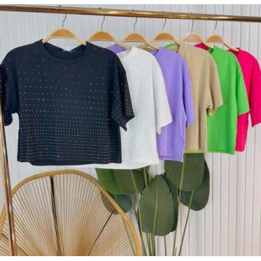 Imagem de T-shirt fashion com brilho