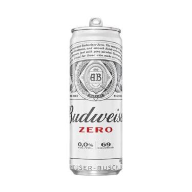 Imagem de Cerveja Zero Álcool Budweiser Lata 350ml