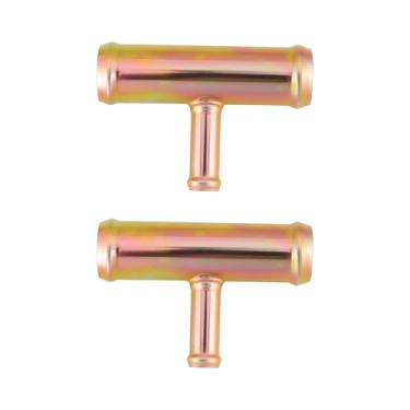 Imagem de OTOTEC 2 peças de encaixe de mangueira de aquecedor de 3/4 x 3/8 x 3/4 polegadas para aquecedor de carro tubo de água tubo de gasolina 20 x 20 x 10 mm