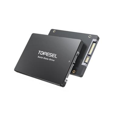 Imagem de TOPESEL SATA III SSD 2,5 polegadas, unidade de estado sólido interna de 480 GB com flash 3D NAND de até 500 MB/s, para laptop, tablet, desktop, PC