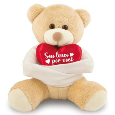 Imagem de Urso de Pelúcia Louco Por Você 25cm Anti-alérgico