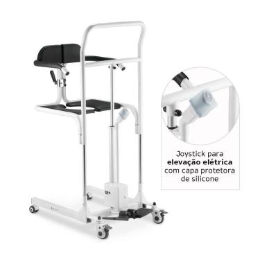 Imagem de Cadeira De Transferência Higiênica Elétrica Até 135KG D80 Dellamed 6956