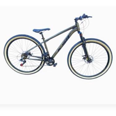 Imagem de Bicicleta Aro 29 Ksw Adulto 21 velocidades Suspensão Dianteira 80mm Pneu Faixa Amarelo (VERDE/PEROLA/PRETO, 19)