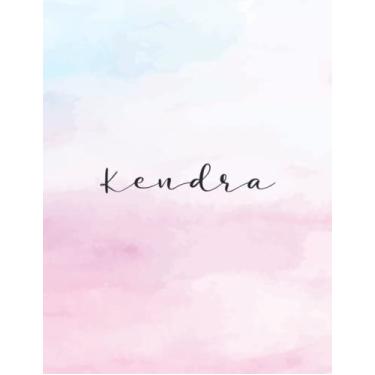 Imagem de Kendra: Personal Name Dot Gird Notebook For Graphing Pad, Design Book, Work Book, Planner, Dotted Notebook, Bullet Journal, Sketch Book, Math Book - V.586
