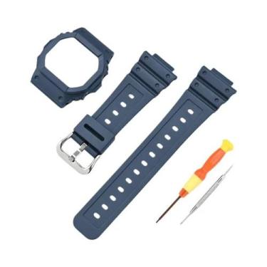 Imagem de Pulseira De Resina De Borracha Unissex Para Relógio Casio G-Shock DW-5