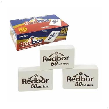 Imagem de Borracha Branca Escolar Nº 60 CX C/60 - Red Bor - Redbor