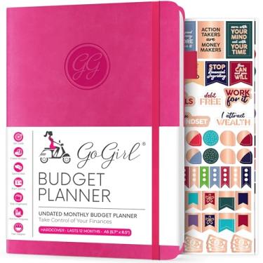 Imagem de GoGirl Agenda de orçamento – Agenda financeira mensal. Agenda de orçamento para controlar dinheiro, A5 (rosa choque)