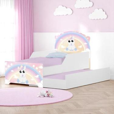 Imagem de Bicama infantil tick unicórnio bebê - kids Mobili