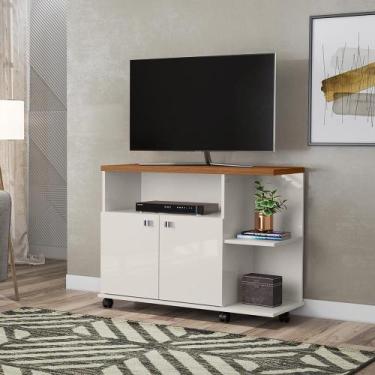 Imagem de Rack Bancada TV Lisboa - Lukaliam Móveis - Até 32 40 42 50 Polegadas, 