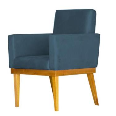 Imagem de Poltrona Decorativa Para Sala Bella Veludo Aninha Decor - Las Patitas,