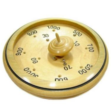 Imagem de Jogo Roleta de Pião em Madeira - Com Esferas de Metal