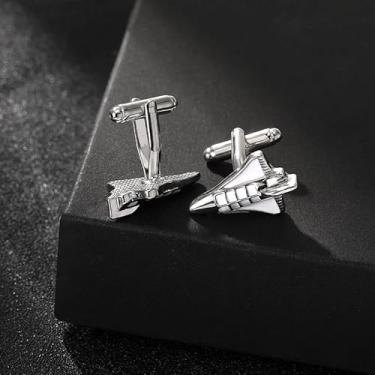 Imagem de Abotoaduras exclusivas joias elegantes abotoaduras clássicas casamento negócios roupa formal