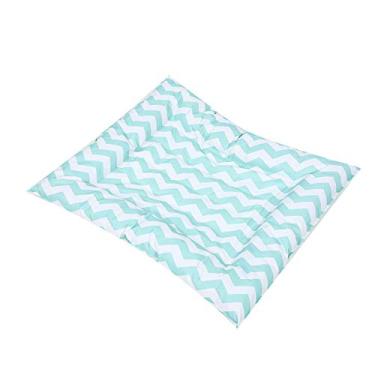 Imagem de Yctze Almofada de Gelo para Animais de Estimação Em Gel Quadrado Branco Verde Verão Tapete de Resfriamento para Cães e Gatos – Almofada de Redução de Temperatura à Prova d'água para Maior Conforto