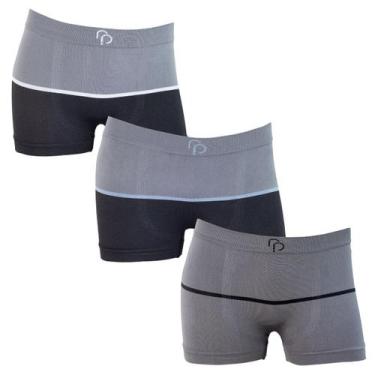 Imagem de Kit 3 Cuecas RP Lisa Infantil Masculina Sem Costura, Sortido ix, P