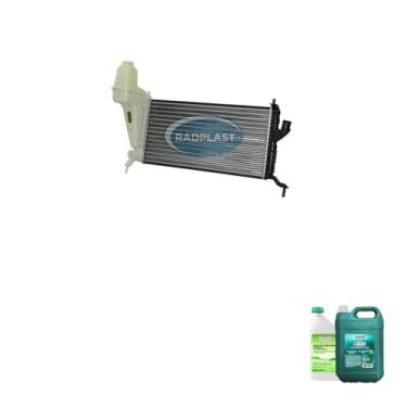 Imagem de Kit Radiador GM Celta 1.0/1.4 00/05 C/Ar + Aditivo Verde Diesel + Água Desmineralizada 5L