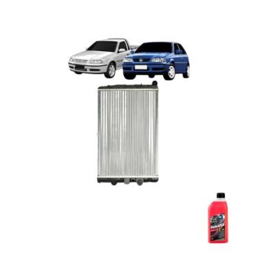 Imagem de Kit Radiador VW Gol Parati 1.0/1.6/2.0 95/08 Com Aditivo Radiador Paraflu 01L Rosa