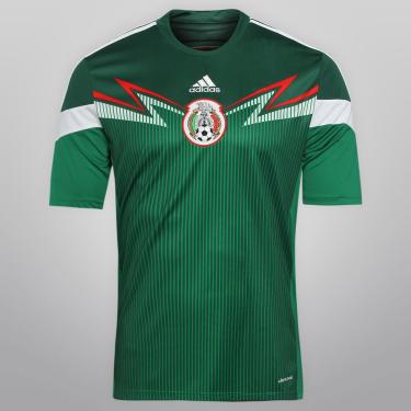 Imagem de Camisa Adidas Seleção México Home 2014 s/nº - Torcedor-Masculino