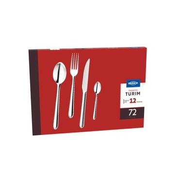 Imagem de Faqueiro Brinox Turim 72 Peças Aço Inoxidável Inox