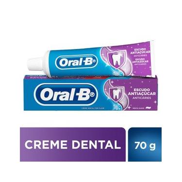 Imagem de Creme Dental Oral-B Escudo Antiaçúcar Anticáries 70g