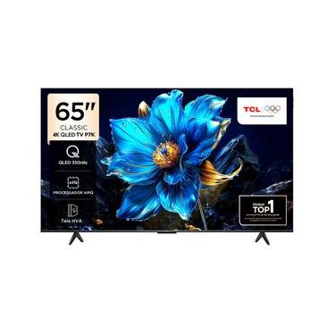 Imagem de Smart TV 4K TCL Classic QLED 65” Polegadas com HDMI 2.1, Dolby Vision, Dolby Atmos e Wi-Fi Dual Band - 65P7K