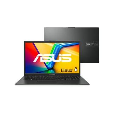 Imagem de Notebook ASUS Vivobook Go 15 E1504FA AMD Ryzen 3 7320U 4GB Ram 128GB SSD Linux KeepOS Tela 15,6 FHD Black - NJ1291