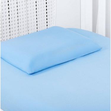 Imagem de Jogo de Lençol Malha Penteada - Azul - 2 peças - Batistela Baby