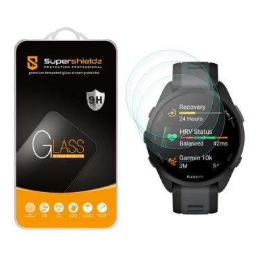 Imagem de Protetor de tela Supershieldz Garmin Forerunner 165, pacote com 3