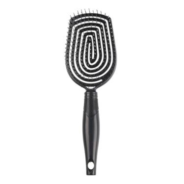 Imagem de Conair Escova de cabelo desembaraçadora para cuidados com o couro cabeludo – Escova de cabelo encaracolado – Massageadora de couro cabeludo – escovas de cabelo para mulheres e homens – desembaraçadora
