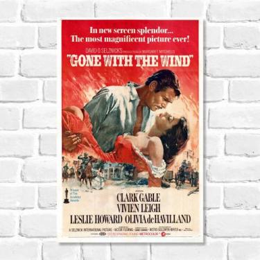 Imagem de Quadro Decorativo E o Vento Levou - Arte Aqui, 15x20cm