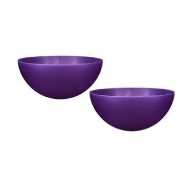 Imagem de Kit 2 Mini Bowl Lilás 240Ml Plástico Premium - Bb Store