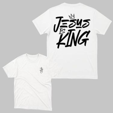 Imagem de Camiseta Jesus Is King  Fé, Estilo e Conforto  Unissex 100% Algodão Pr