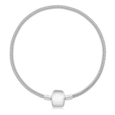 Imagem de Pulseira Prata Maciça 925 Infantil Berloqueira - Lojas La&Ny Pratas, 1