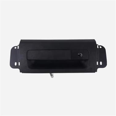 Imagem de Interruptor de liberação de porta traseira para espanador para Oroch 2019 2020 2021 2022 2023 2024 Pickup Trunk Boot Opening Switch Maçaneta traseira peças de carro (preto)