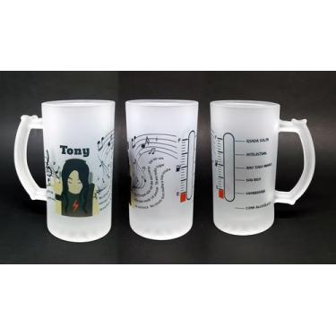 Imagem de Caneca Vidro Chopp Cerveja Personalizado Roqueiro Rock - GMH Prod. Ser