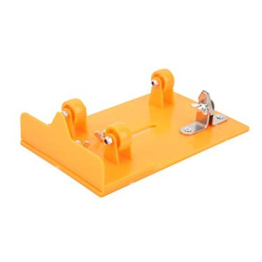 Imagem de Aramox Cortador de Garrafa de Vidro Com Cabeça de Carboneto, Cortador de Vidro Com Placa de Pc, Ferramenta Antiderrapante de Corte de Garrafa de Vinho para Projetos de Artesanato Faça (Amarela)