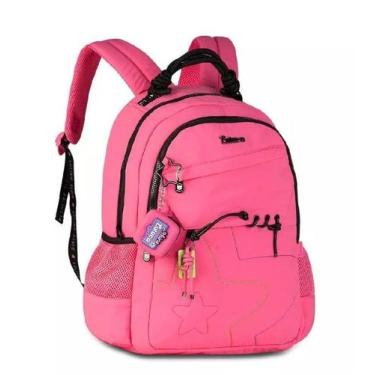 Imagem de Mochila Luluca Costas Feminina Coleção Nova Oficial 2026, Rosa